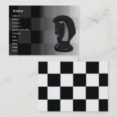 Chess - Chubby Visitekaartje (Voorkant / Achterkant)