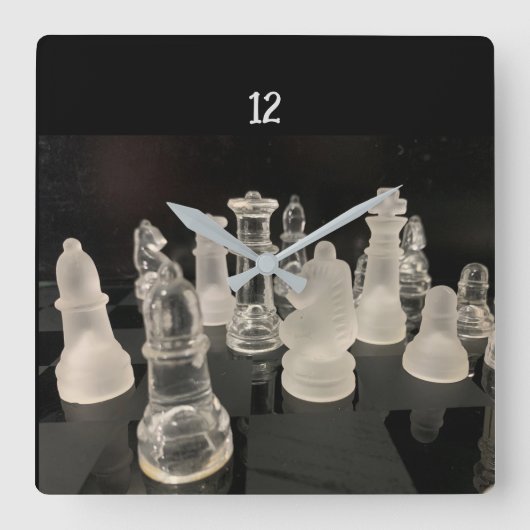 Chess Clock Vierkante Klok (Voorkant)