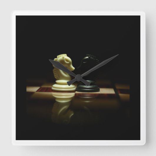 chess clock vierkante klok (Voorkant)