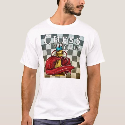 Chess Club Mannen T-Shirt (Voorkant)