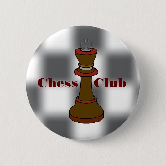 Chess Club of Chess Team Button (Voorkant)