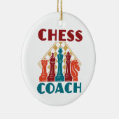 Chess Coach Keramisch Ornament (Rechts)