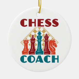Chess Coach Keramisch Ornament