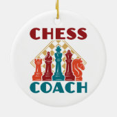 Chess Coach Keramisch Ornament (Achterkant)