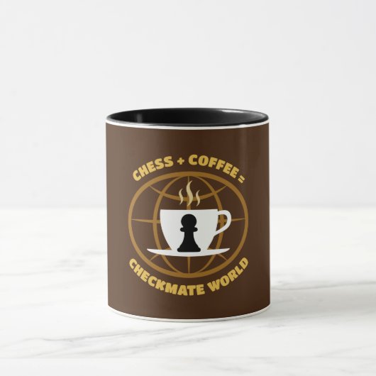 Chess & Coffee Mok (Midden)