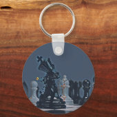 Chess - Cool Blue-foto Sleutelhanger (Voorkant)