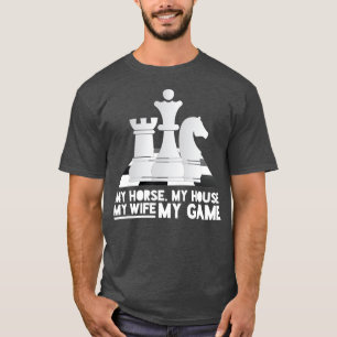 Chess Costume King Queen Bishop Chess Player T-shirt