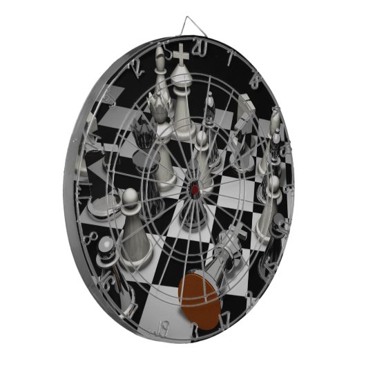 Chess Dartbord (Voorkant Links)