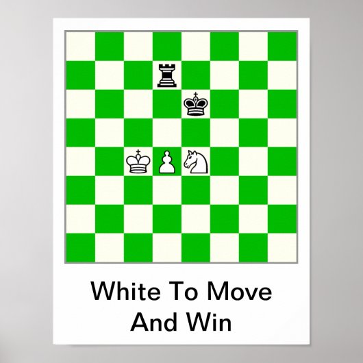 Chess Diagram Poster (Voorkant)