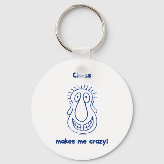 Chess Drift me gek Sleutelhanger (Voorkant)