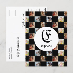 Chess Familienaam FotoHartelijk dank Briefkaart