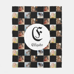 Chess Family Name Foto Fleece Deken