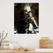 Chess Fantasy Gothic Art Poster (Keuken)