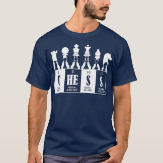 Chess Funny Chemistry Element Chess Lover Player T-shirt