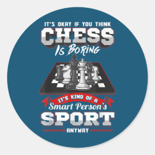Chess Funny Quotes Humor Gezegden Ronde Sticker