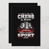 Chess Funny Quottes Humor Gezegden Kaart (Voorkant / Achterkant)