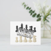 Chess Game Briefkaart (Staand voorkant)