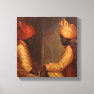 Chess Game Canvas Afdruk