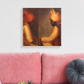 Chess Game Canvas Afdruk (Insitu (Woonkamer))