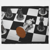 Chess Game Checkmate Fleece Blanket Deken (Voorkant (Horizontaal))