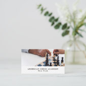 Chess Game, Chess Club Visitekaartje (Staand voorkant)