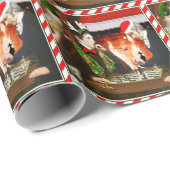 Chess Game Kerstfeestdag Gift Cadeaupapier (Rol Hoek)