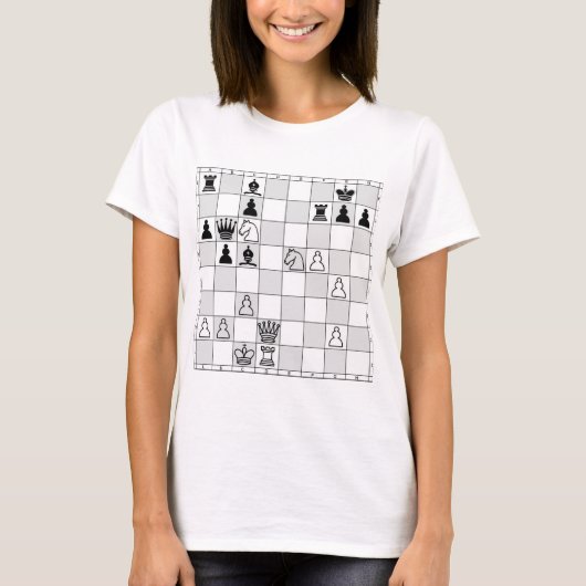 Chess Game One T-shirt (Voorkant)