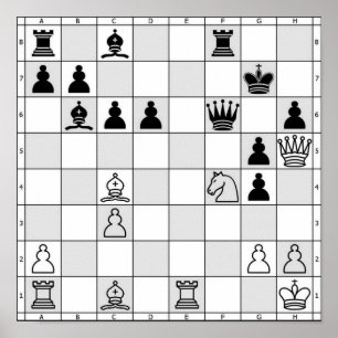 Chess Game Poster acht