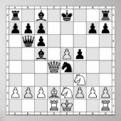 Chess Game Poster Vier (Voorkant)