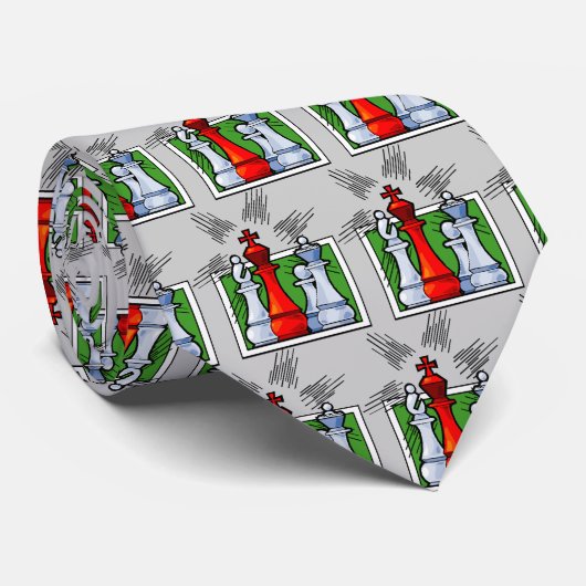 CHESS GAME STROPDAS (Opgerold)