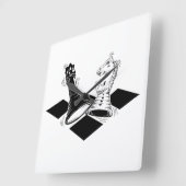 Chess Game Vierkante Klok (Hoek)