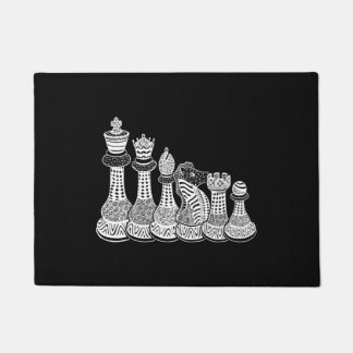Chess Gift | Ik hou echt van de schaakstukken Deurmat