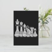 Chess Gift | Ik hou echt van de schaakstukken Kaart (Staand voorkant)
