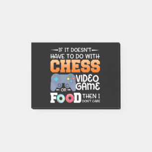 Chess Gift Kaas-videospel of voedselontwerp Post-it® Notes
