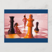 Chess Girls Briefkaart (Voorkant)