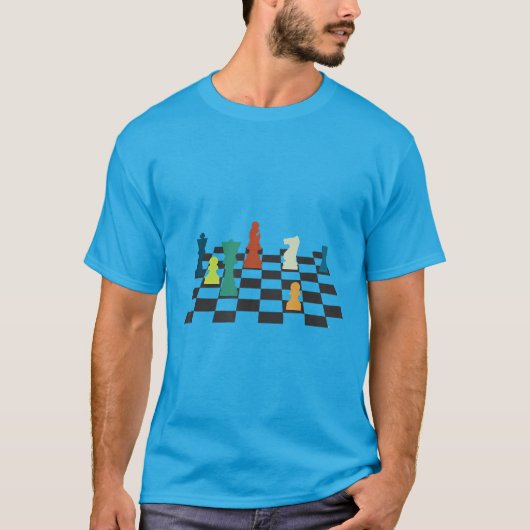 Chess grootmeester Knight Rook King Chess T-shirt (Voorkant)