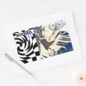 Chess grootmeester rechthoekige sticker (Envelop)