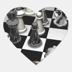 Chess Hart Sticker