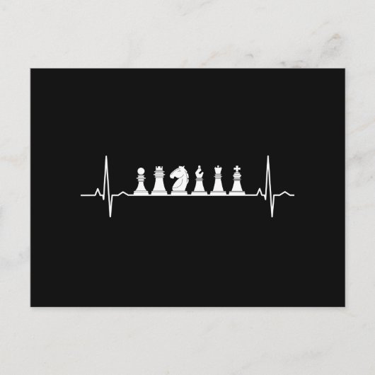 Chess Heartbeat Chess Briefkaart (Voorkant)