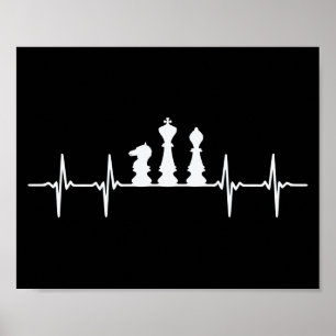 Chess Heartbeat Poster