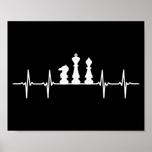 Chess Heartbeat Poster (Voorkant)