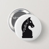 chess horse ronde button 5,7 cm (Voorkant /achterkant)
