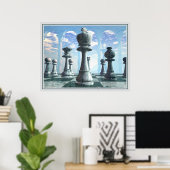 Chess II Poster (Thuiskantoor)