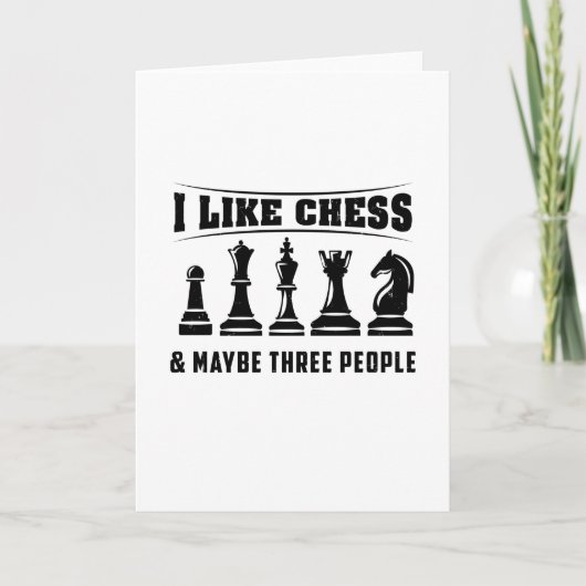 Chess - Ik hou van Chess Kaart (Voorkant)