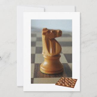 Chess Invitation Card Kaart