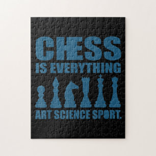 Chess is Art Science Sports Gift Women Mannen Legpuzzel