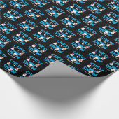 Chess is Snow Much Fun - Winter Holiday Snowman Cadeaupapier (Hoek)