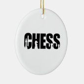 Chess Keramisch Ornament (Rechts)