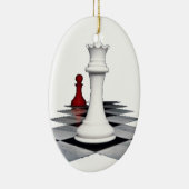 Chess Keramisch Ornament (Rechts)