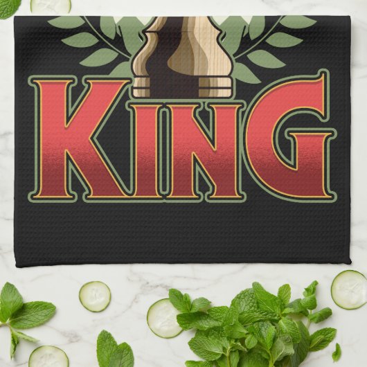 Chess King Theedoek (Gevouwen)